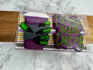 Death Before Decaf Halloween Sugar Cookie Duo Boxed Set