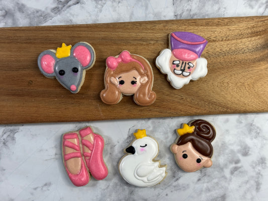 Nutcracker Ballet Mini Sugar Cookie Boxed Gift Set