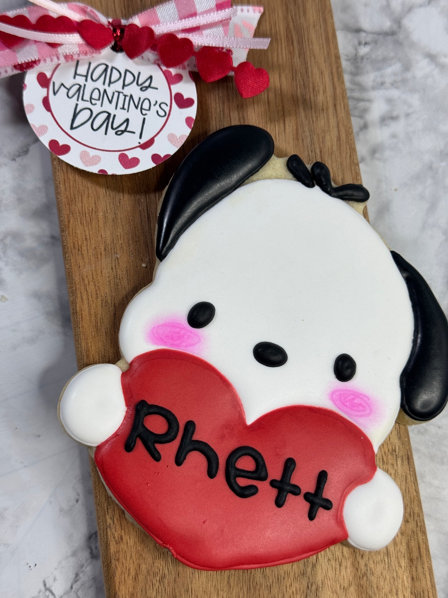 Valentine's Day Puppy Sugar Cookie Boxed Gift