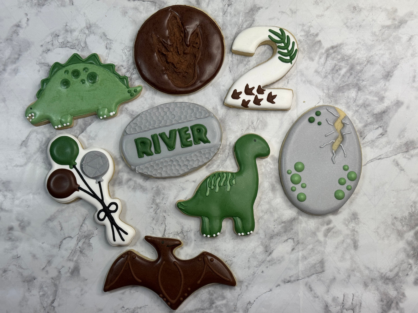 Dino Days Decorated Sugar Cookie Set