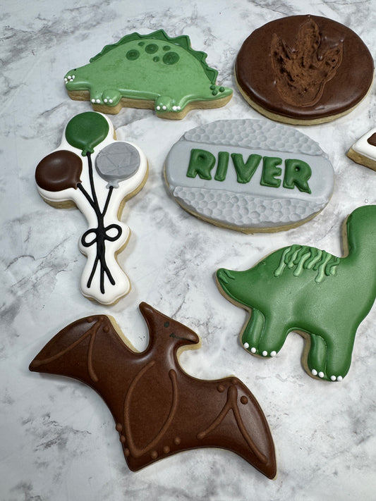 Dino Days Decorated Sugar Cookie Set