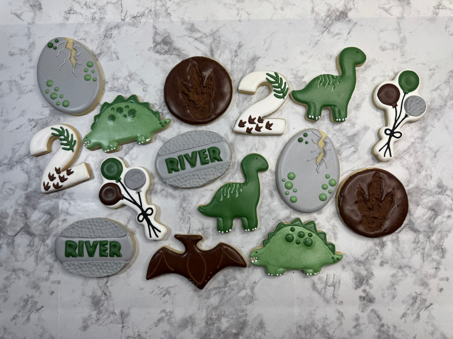 Dino Days Decorated Sugar Cookie Set