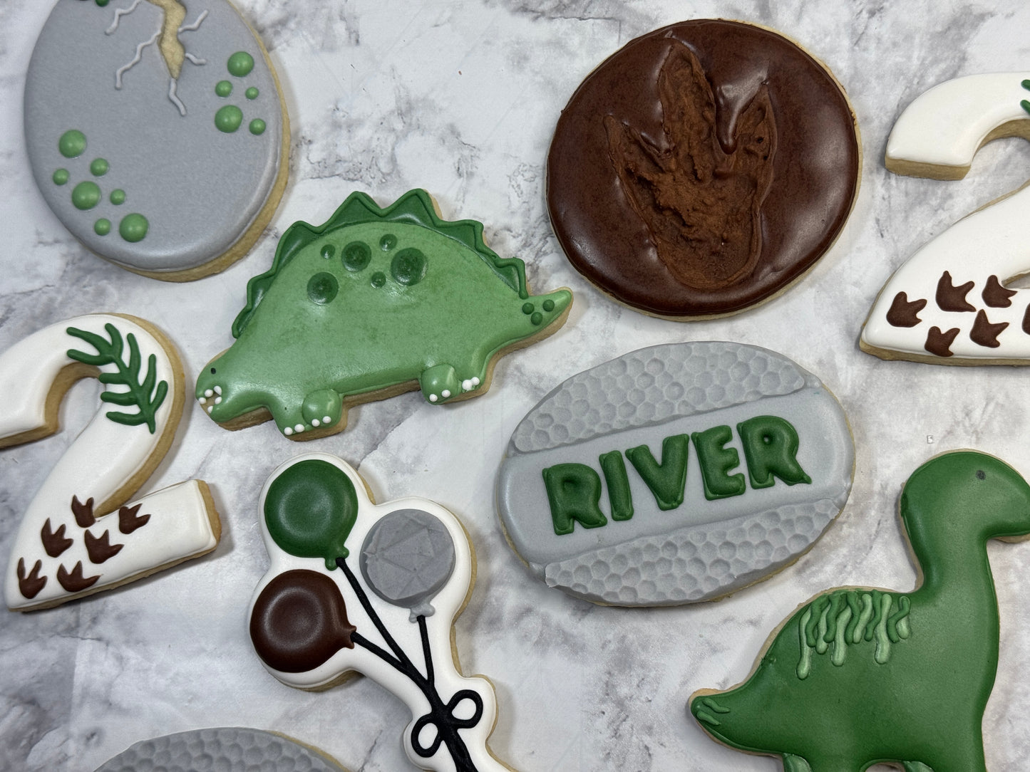 Dino Days Decorated Sugar Cookie Set