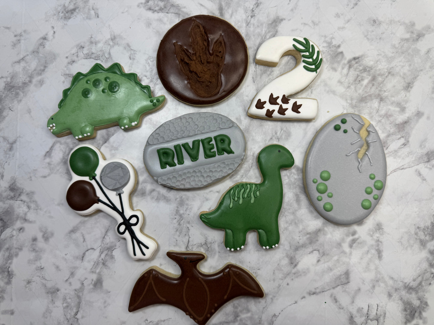 Dino Days Decorated Sugar Cookie Set