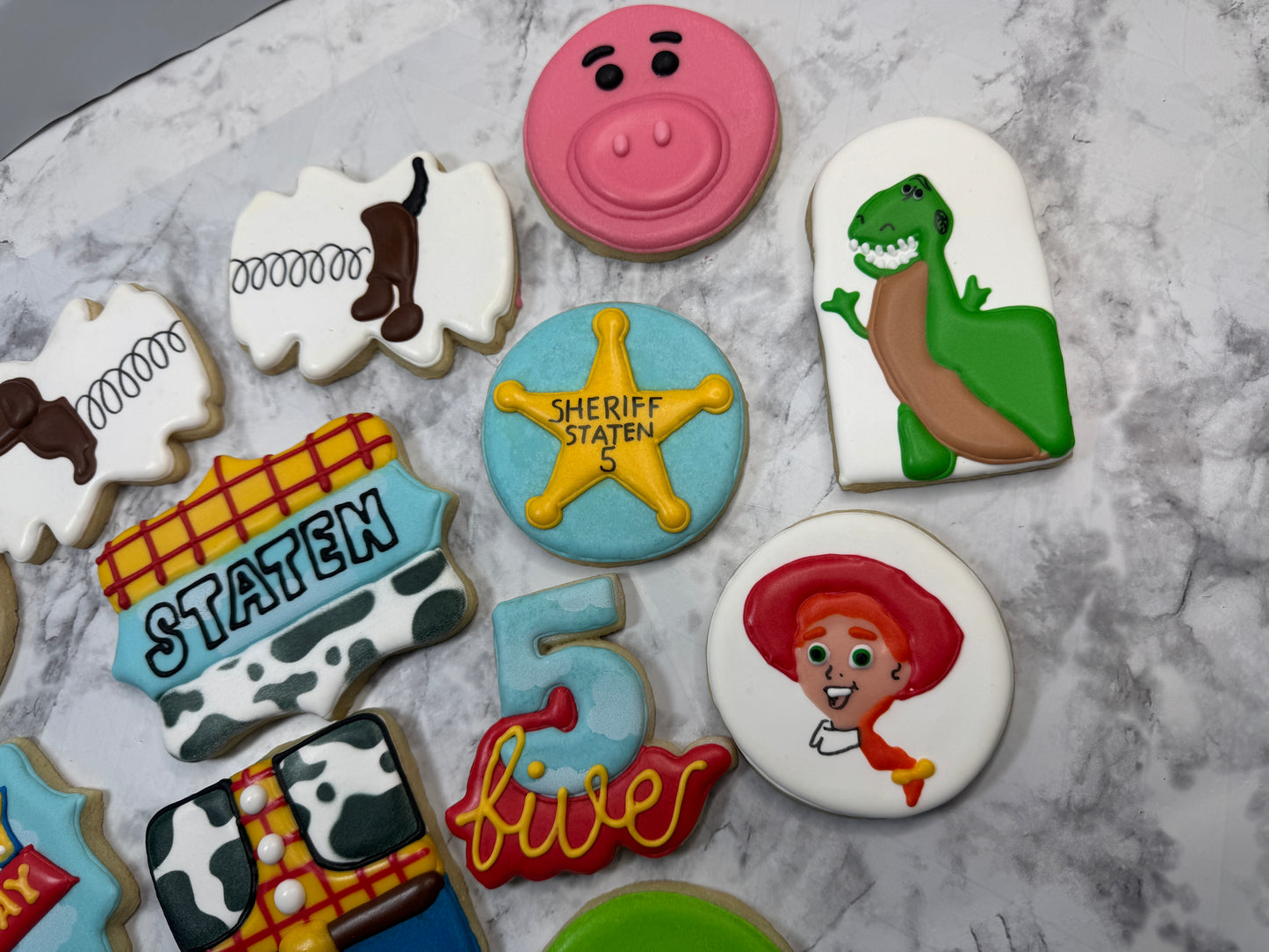 Toy Story Inspired Decorated Sugar Cookie Birthday Set
