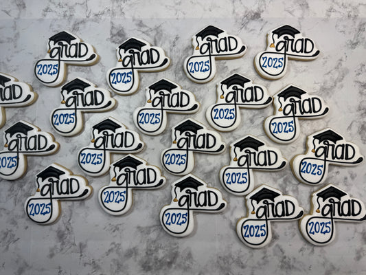 Graduation Celebration Decorated Sugar Cookie