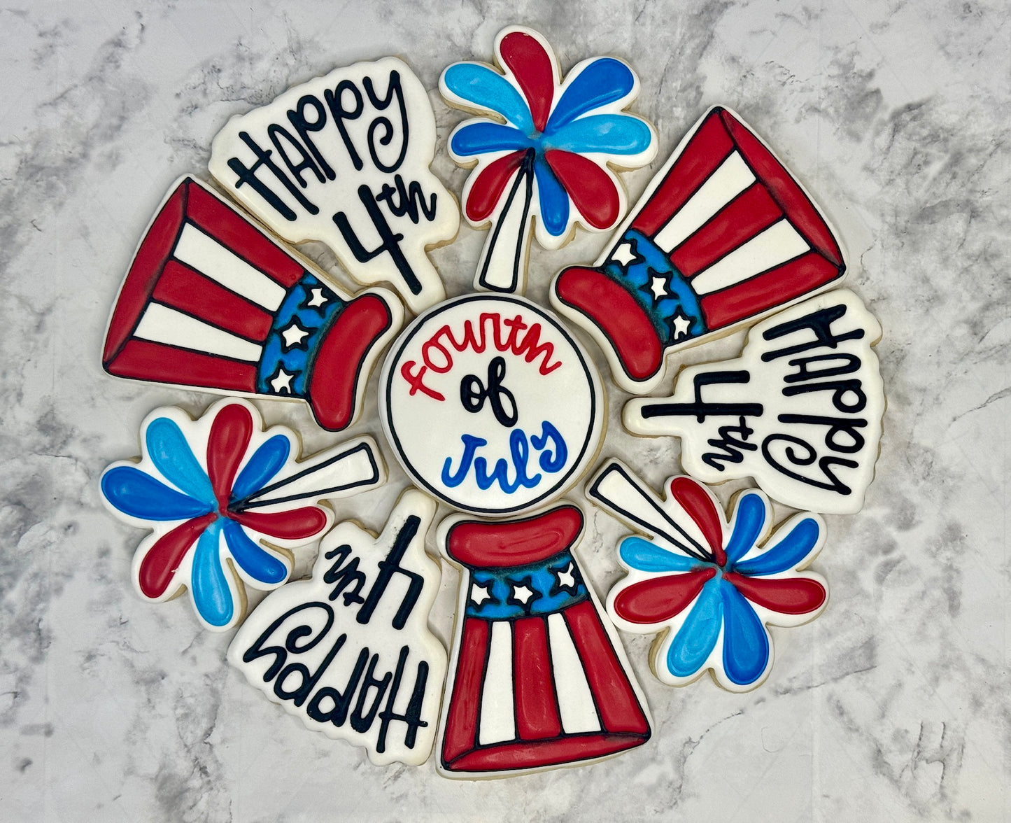 4th of July Cookie Platter