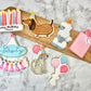 Let's PAWTY- Dog Themed Birthday Party Custom Cookie Set