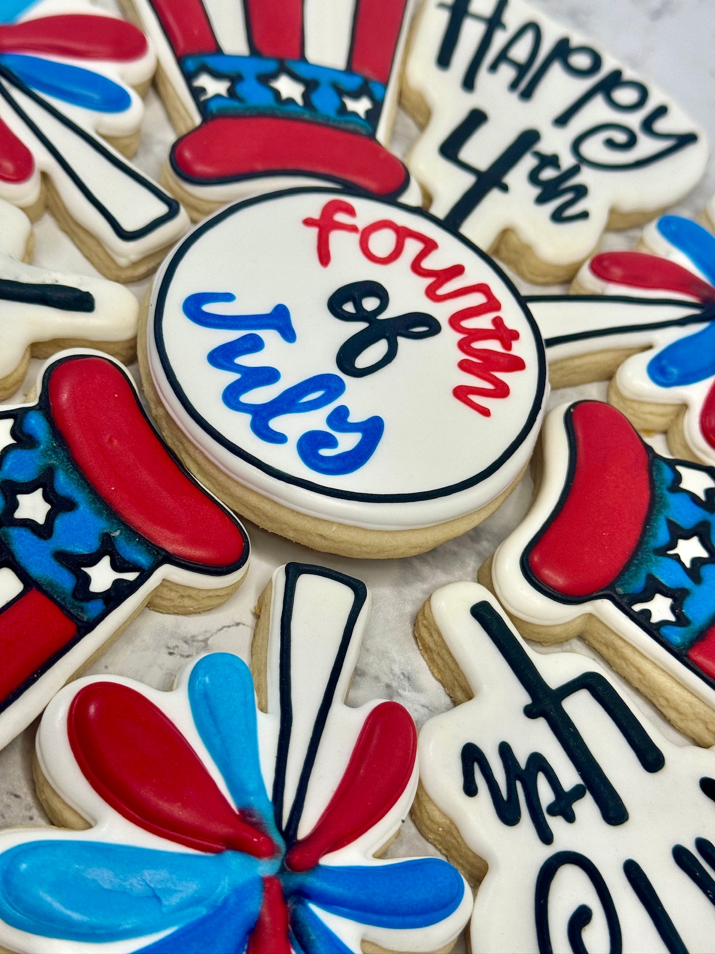 4th of July Cookie Platter