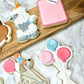 Let's PAWTY- Dog Themed Birthday Party Custom Cookie Set