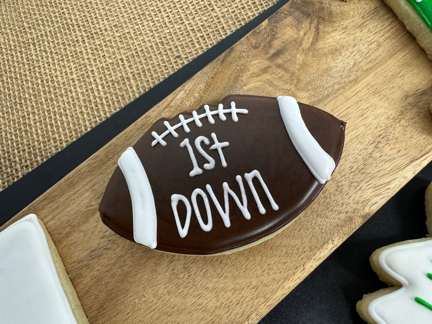 Football Birthday Cookie Set