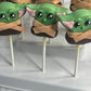 Baby Yoda Shaped Cake Pops