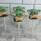 Baby Yoda Shaped Cake Pops