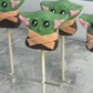 Baby Yoda Shaped Cake Pops