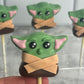 Baby Yoda Shaped Cake Pops