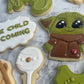 Baby Yoda Inspired Custom Baby Shower Sugar Cookie Set