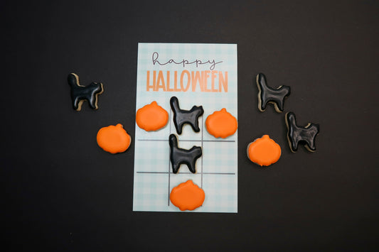 Halloween Tic-Tac-Toe Cookie Game