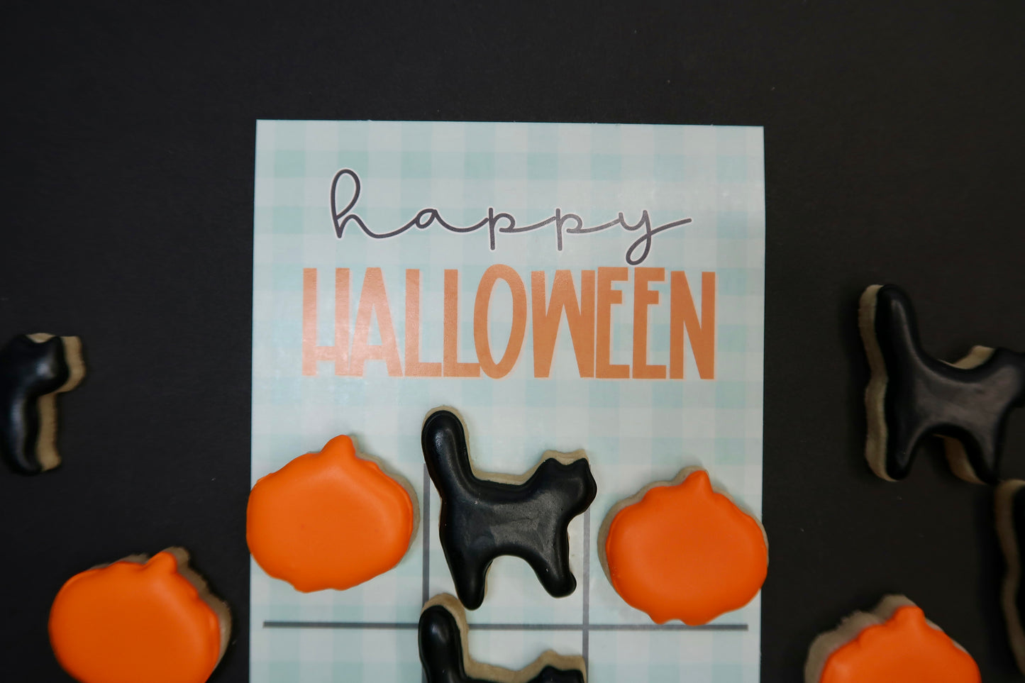 Halloween Tic-Tac-Toe Cookie Game