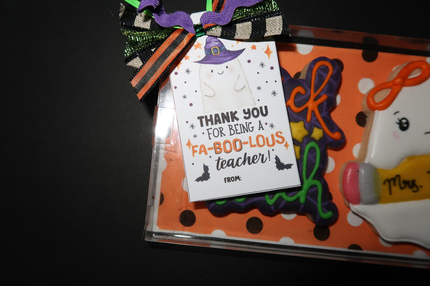 Trick-or-Teach Cookie Set (2 cookies)