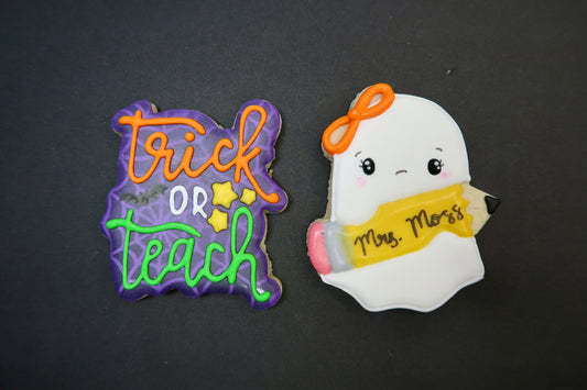Trick-or-Teach Cookie Set (2 cookies)