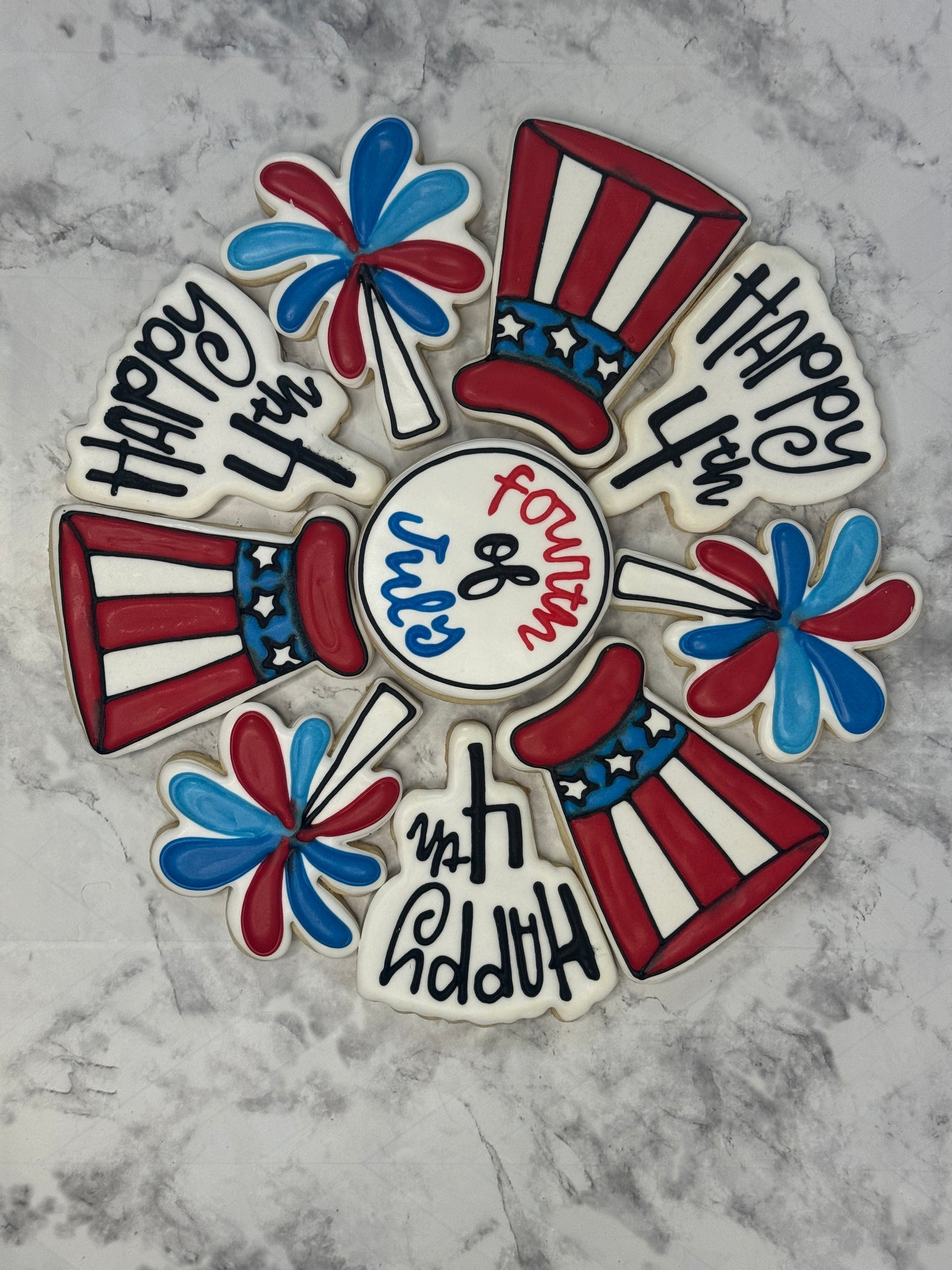 4th of July Cookie Platter