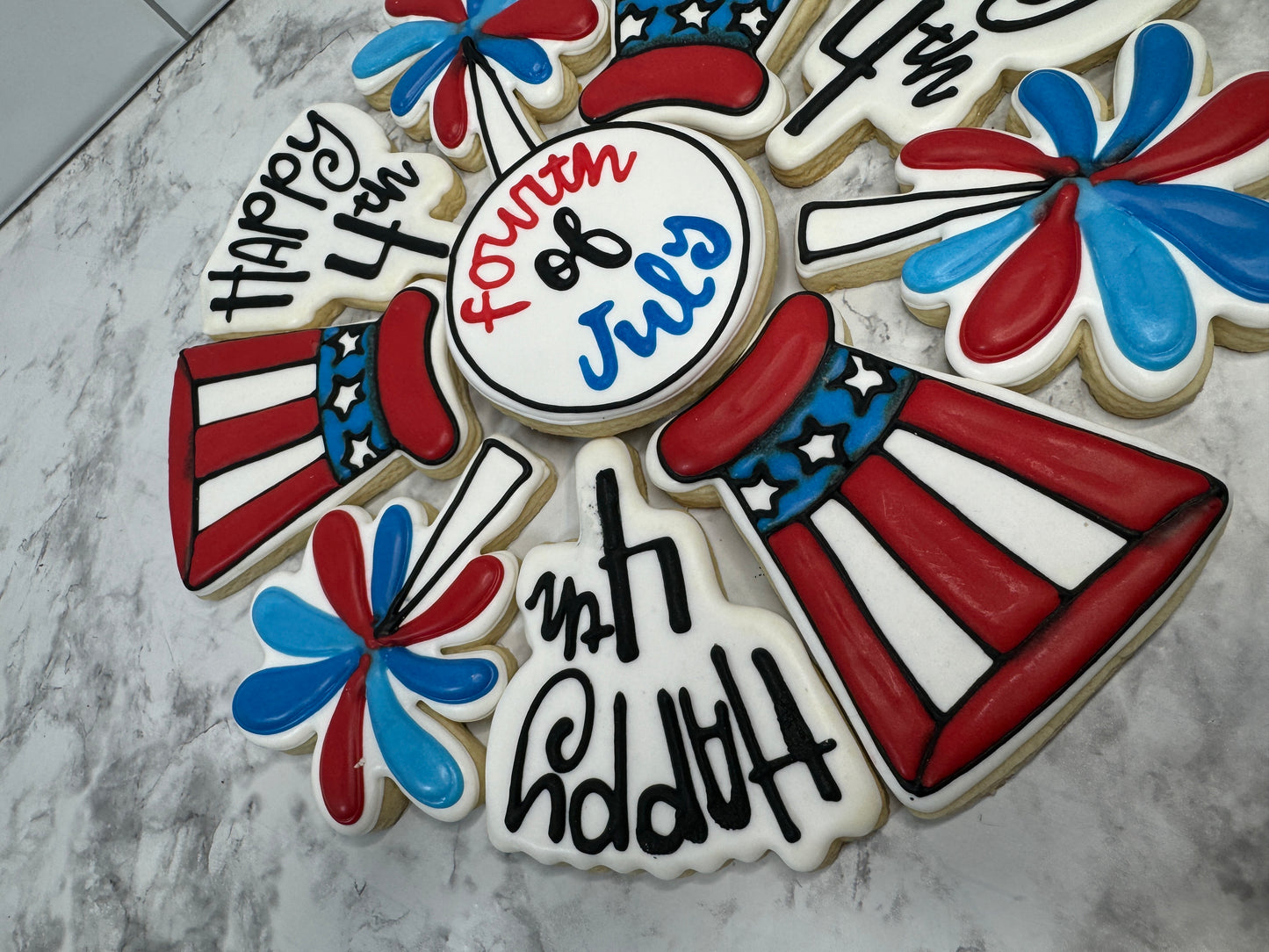 4th of July Cookie Platter