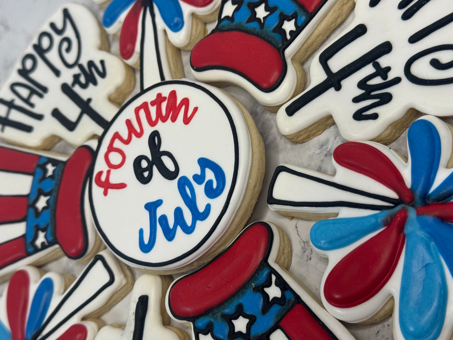 4th of July Cookie Platter