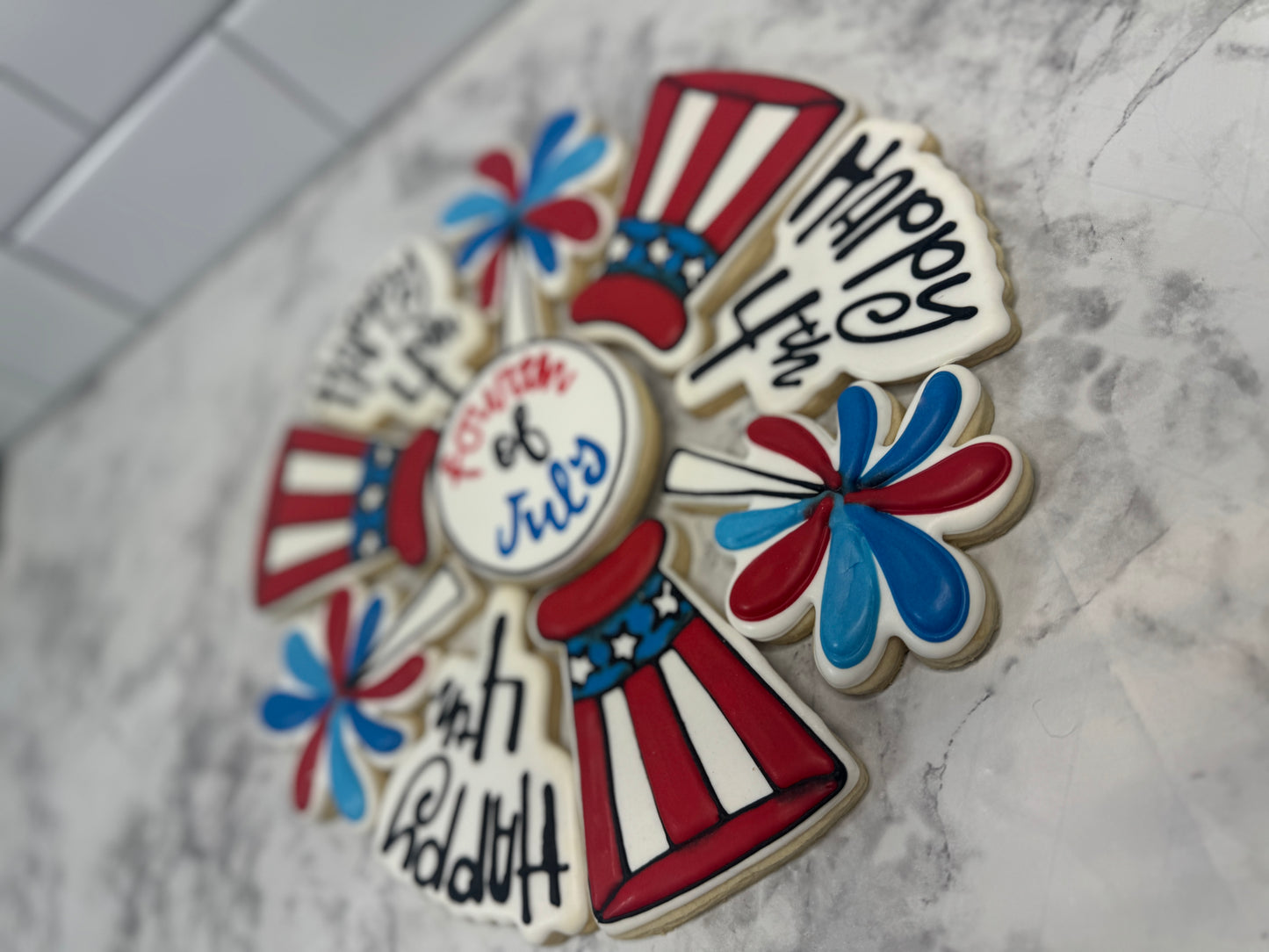 4th of July Cookie Platter