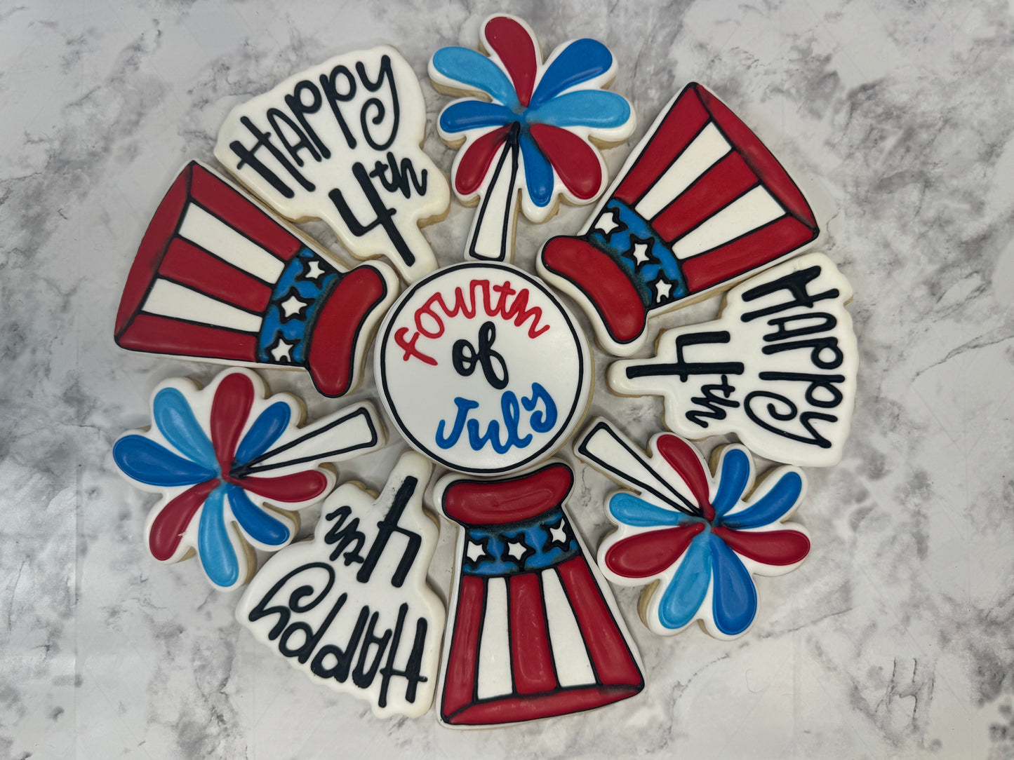 4th of July Cookie Platter