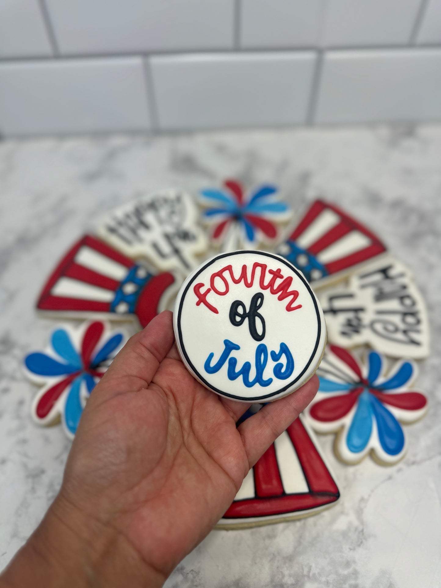 4th of July Cookie Platter