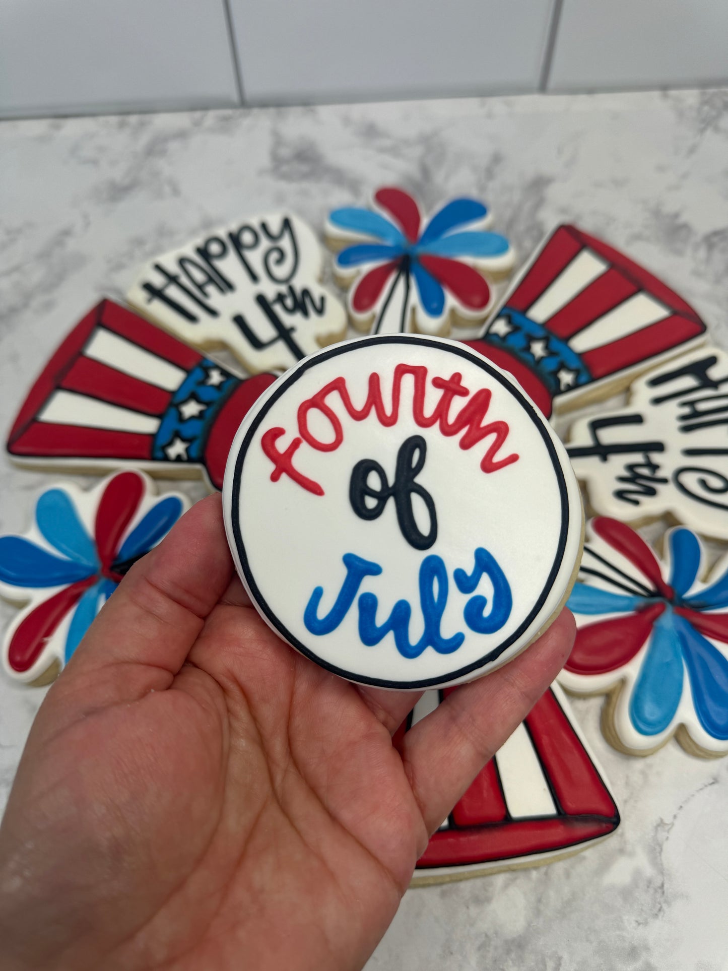 4th of July Cookie Platter