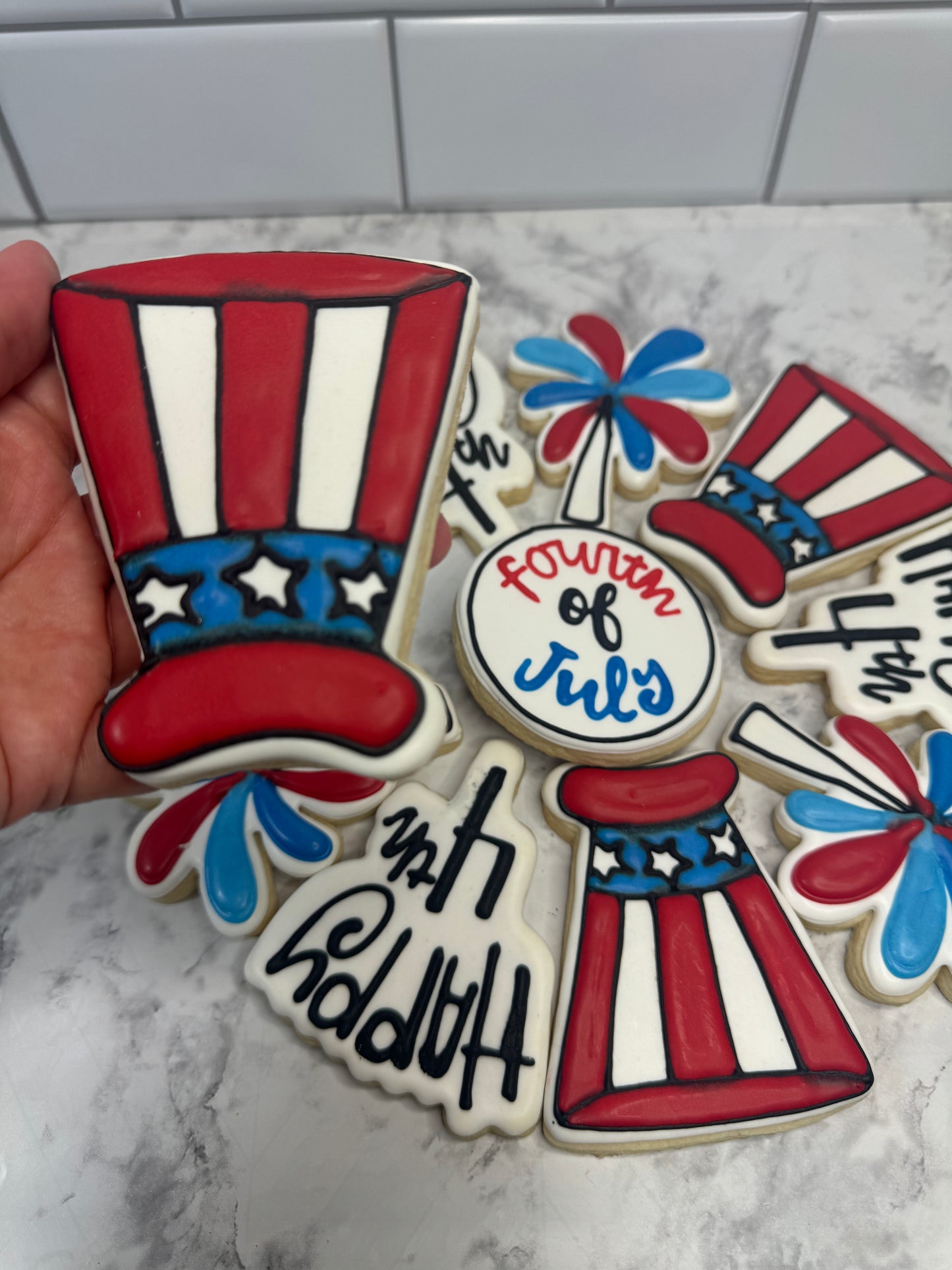 4th of July Cookie Platter