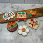 Two Groovy Retro Sugar Cookie Birthday Set