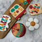 Two Groovy Retro Sugar Cookie Birthday Set