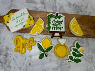 She Found Her Main Squeeze Bridal Shower Custom Sugar Cookie Set