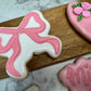 Pretty in Pink Bridal Shower Decorated Sugar Cookie Set