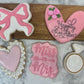 Pretty in Pink Bridal Shower Decorated Sugar Cookie Set