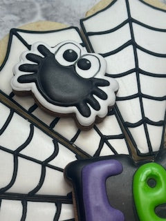 Halloween Spider Web Sugar Cookie Platter