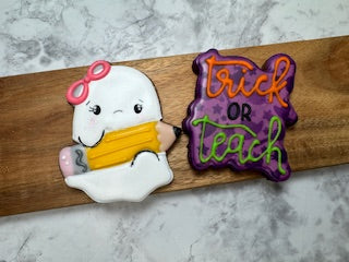 Trick or Teach Boxed Cookie Gift Set