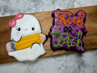 Trick or Teach Boxed Cookie Gift Set