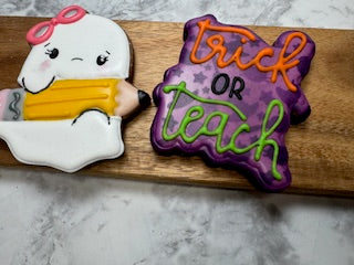 Trick or Teach Boxed Cookie Gift Set