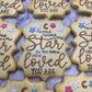 Twinkle Twinkle Little Star Baby Shower Decorated Sugar Cookie