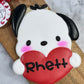 Valentine's Day Puppy Sugar Cookie Boxed Gift