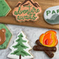Adventure Awaits Camping Decorated Cookie Set