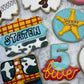 Toy Story Inspired Decorated Sugar Cookie Birthday Set