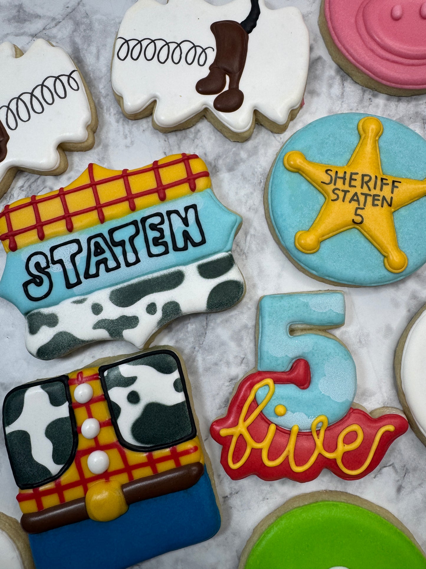Toy Story Inspired Decorated Sugar Cookie Birthday Set