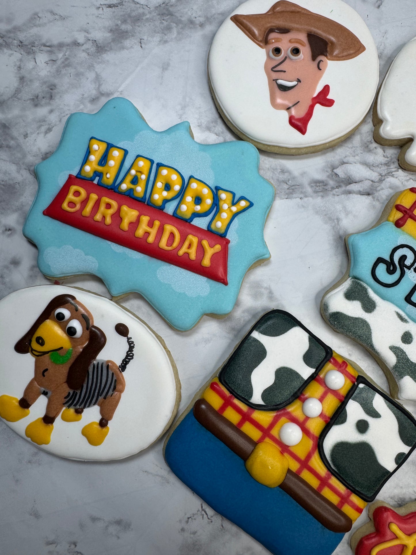 Toy Story Inspired Decorated Sugar Cookie Birthday Set