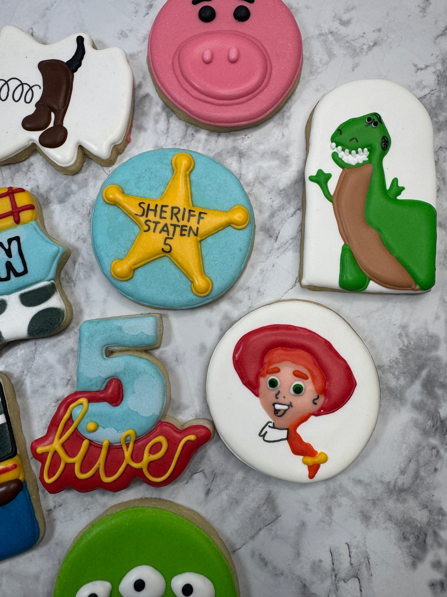 Toy Story Inspired Decorated Sugar Cookie Birthday Set