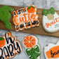 A Little Cutie Is on the way Baby Shower Decorated Cookie Set