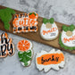 A Little Cutie Is on the way Baby Shower Decorated Cookie Set